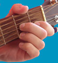 Guitar chord picture of D7
